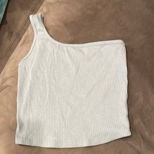 One shoulder tank top